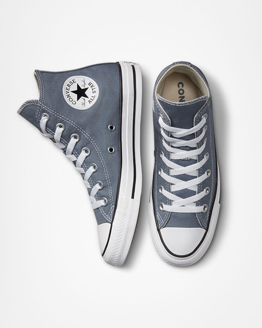 Dámské Boty Vysoké Converse Chuck Taylor All Star Seasonal Color Šedé | CZ UHQO74